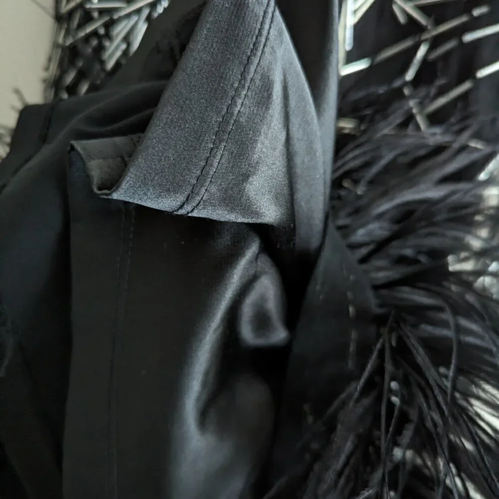 Bebe Aria Feather Dress - Picture 7 of 7